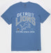 47 Brand Shirts Adult Detroit Lions '47 Blue Turned Up Franklin T Shirt - Men's