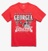 47 Brand Shirts Adult Georgia Bulldogs '47 Red Stripe Splash Franklin T Shirt - Men's