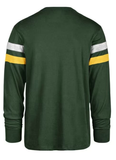 47 Brand Shirts Adult Green Bay Packers '47 Brand Green Irving Long Sleeve Shirt - Men's