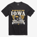47 Brand Shirts Adult Iowa Hawkeyes '47 Black Stripe Splash Franklin T Shirt - Men's