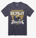 47 Brand Shirts Adult Michigan Wolverines '47 Navy Stripe Splash Franklin T Shirt - Men's