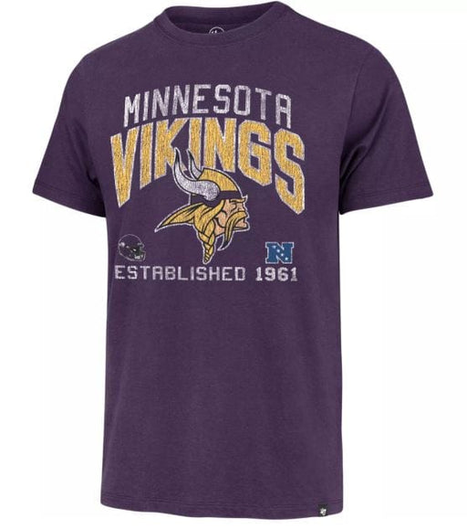 47 Brand Shirts Adult Minnesota Vikings '47 Purple Turned Up Franklin T Shirt - Men's