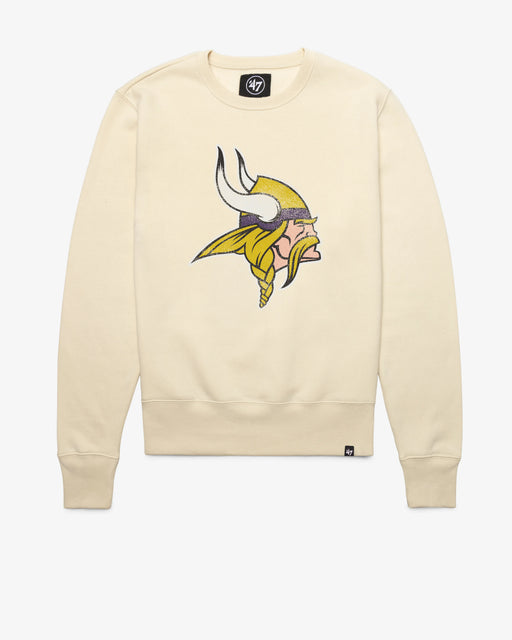 47 Brand Shirts Adult Minnesota Vikings  dune d imprint Crew 47 brand
