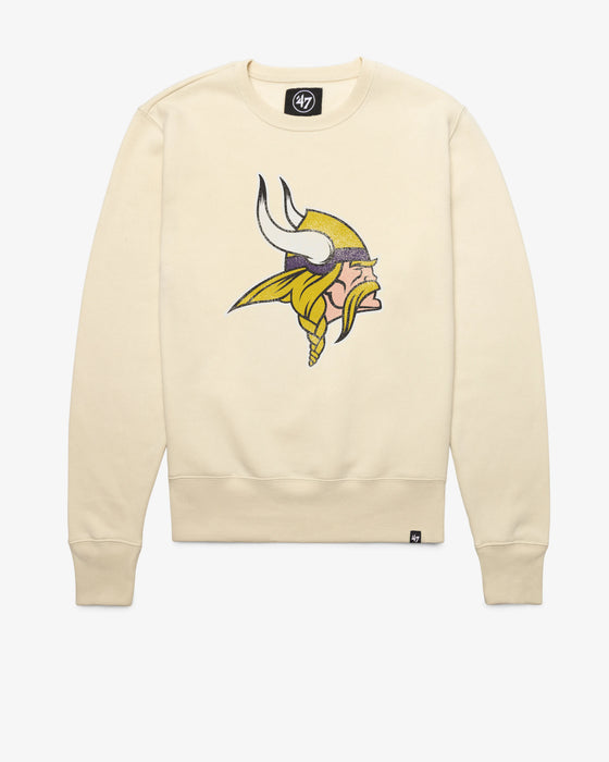 47 Brand Shirts Adult Minnesota Vikings  dune d imprint Crew 47 brand