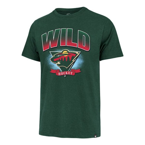 47 Brand Shirts Adult Minnesota Wild '47 Brand Green Arena Fade Franklin T Shirt - Men's