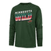 47 Brand Shirts Adult Minnesota Wild '47 Green Polished Franklin Long Sleeve Shirt - Men's