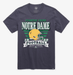 47 Brand Shirts Adult Notre Dame Fighting Irish'47 Navy Stripe Splash Franklin T Shirt - Men's