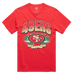 Adult San Francisco 49ers '47 Brand Red Arena Fade Franklin T Shirt - Men's