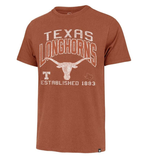 47 Brand Shirts Adult Texas Longhorns '47 Burnt Orange Turned Up Franklin T Shirt - Men's