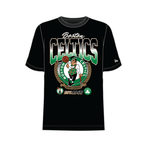 Boston Celtics '47 Brand Black Big Name & Logo M2O T Shirt - Men's