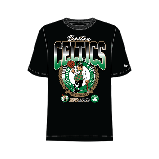 Adult Boston Celtics 47 Brand Black Big Name Logo M2O T Shirt Men