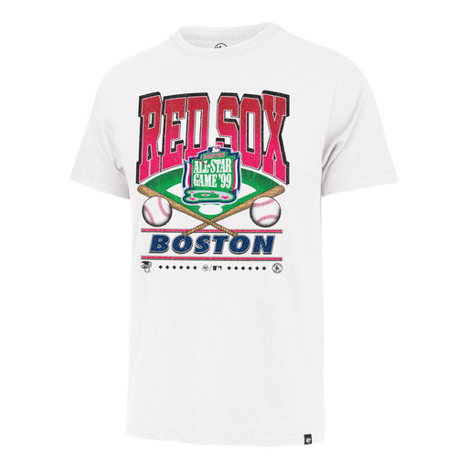 Boston Red Sox '47 Brand Cooperstown White Wash Field T Shirt - Men's