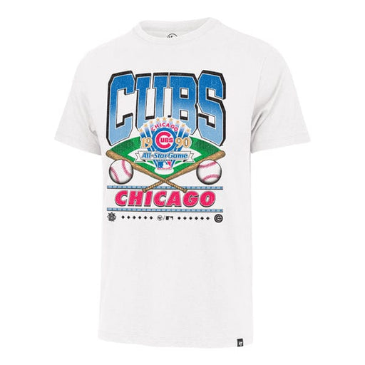 Chicago Cubs '47 Brand Cooperstown White Wash Field T Shirt - Men's