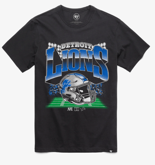 47 Brand Shirts Detroit Lions '47 Brand Black Blindside Franklin T Shirt - Men's