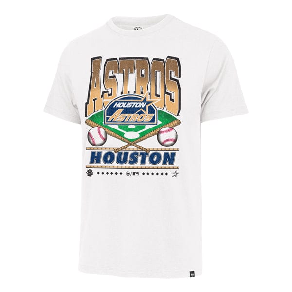 Houston Astros '47 Brand Cooperstown White Wash Field T Shirt - Men's, S / White