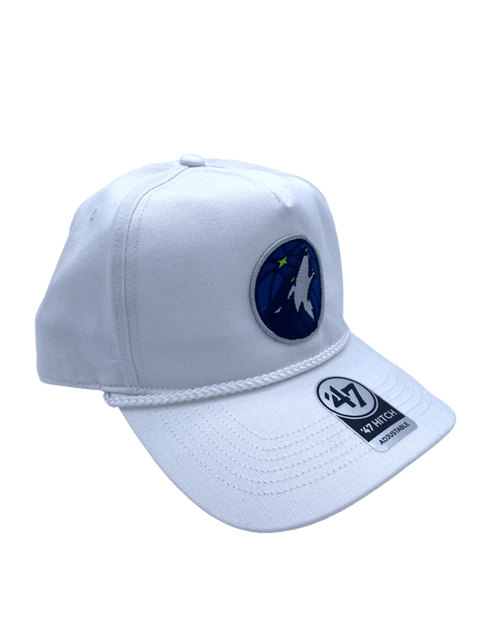 47 Brand Snapback Hat Minnesota Timberwolves '47 White Hitch Adjustable Snapback Hat