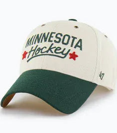 47 Brand Snapback Hat OSFA / Cream Adult Minnesota Wild '47 Natural HPD MVP Adjustable Snapback Hat