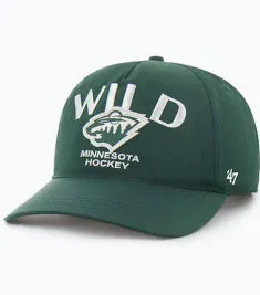 47 Brand Snapback Hat OSFA / green Adult Minnesota Wild '47 Dark Green Modernia Adjustable Snapback Hat