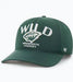47 Brand Snapback Hat OSFA / green Adult Minnesota Wild '47 Dark Green Modernia Adjustable Snapback Hat