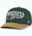 47 Brand Snapback Hat OSFA / green Adult Minnesota Wild '47 Dark Green Scribe Line Adjustable Snapback Hat