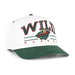 47 Brand Snapback Hat OSFA / white Adult Minnesota Wild '47 Roscoe Rope Adjustable Snapback Hat