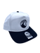Adult Minnesota Timberwolves '47 White/Black Team Logo Hitch Adjustable Snapback Hat - Men's