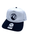 Adult Minnesota Timberwolves '47 White/Black Team Logo Hitch Adjustable Snapback Hat - Men's