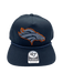 Adult Denver Broncos '47 Black Team Logo Rope Hitch Adjustable Snapback Hat - Men's
