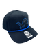 Adult Detroit Lions '47 Black Team Logo Rope Hitch Adjustable Snapback Hat - Men's