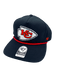 Adult Kansas City Chiefs '47 Black Team Logo Rope Hitch Adjustable Snapback Hat - Men's