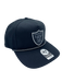 Adult Las Vegas Raiders '47 Black Team Logo Rope Hitch Adjustable Snapback Hat - Men's