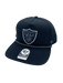 Adult Las Vegas Raiders '47 Black Team Logo Rope Hitch Adjustable Snapback Hat - Men's