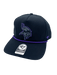 Adult Minnesota Vikings '47 Black Team Logo Rope Hitch Adjustable Snapback Hat - Men's