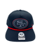 Adult San Francisco 49ers '47 Black Team Logo Rope Hitch Adjustable Snapback Hat - Men's