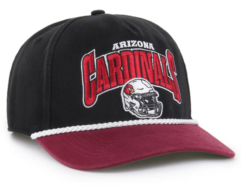 47 Brand Snapback Hat OSFM / Black Arizona Cardinals '47 Palermo Black Adjustable Snapback Hat