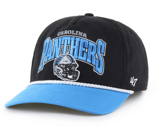 Adult Carolina Panthers 47 Palermo Black Adjustable Snapback Hat Me