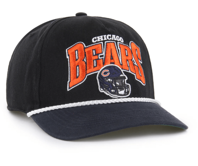 47 Brand Snapback Hat OSFM / Black Chicago Bears '47 Palermo Black Adjustable Snapback Hat