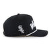 47 Brand Snapback Hat OSFM / Black Chicago White Sox '47 Crosstown Script Hitch Black Adjustable Snapback Hat