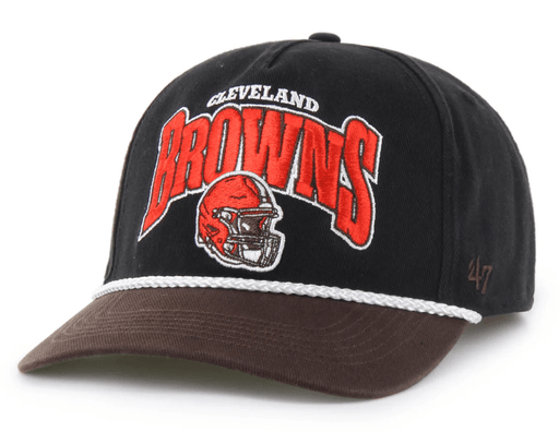 47 Brand Snapback Hat OSFM / Black Cleveland Browns '47 Palermo Black Adjustable Snapback Hat