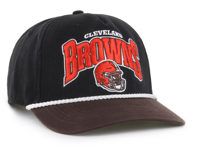 47 Brand Snapback Hat OSFM / Black Cleveland Browns '47 Palermo Black Adjustable Snapback Hat