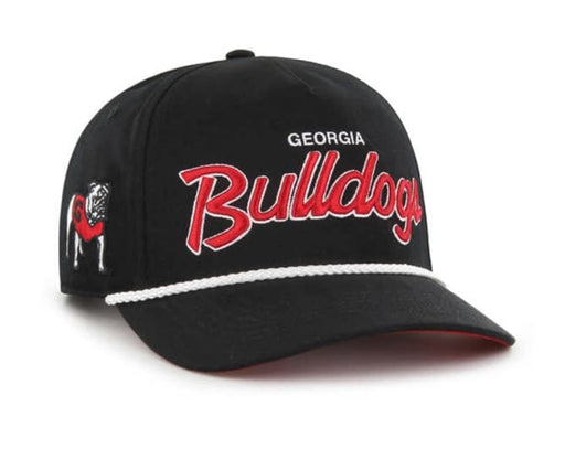 47 Brand Snapback Hat OSFM / Black Georgia Bulldogs '47 Crosstown Script Hitch Black Adjustable Snapback Hat