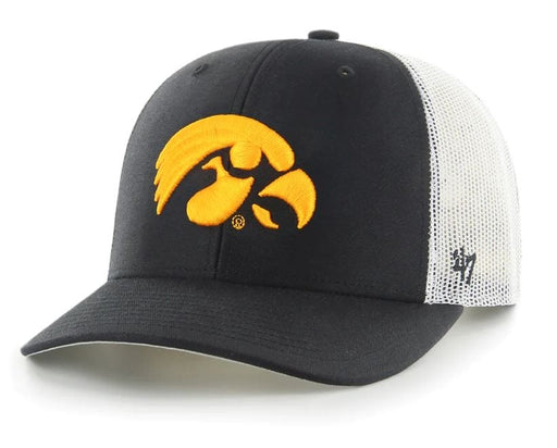 Iowa Hawkeyes '47 Black Team Trucker Adjustable Snapback Hat