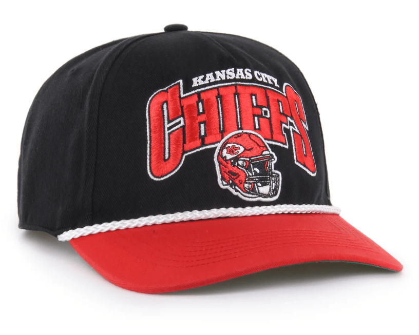 47 Brand Snapback Hat OSFM / Black Kansas City Chiefs '47 Palermo Black Adjustable Snapback Hat