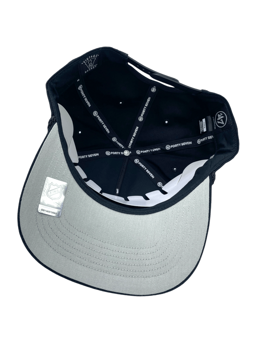 47 Brand Snapback Hat OSFM / Black Los Angeles Kings '47 Crosstown Script Hitch Black Adjustable Snapback Hat