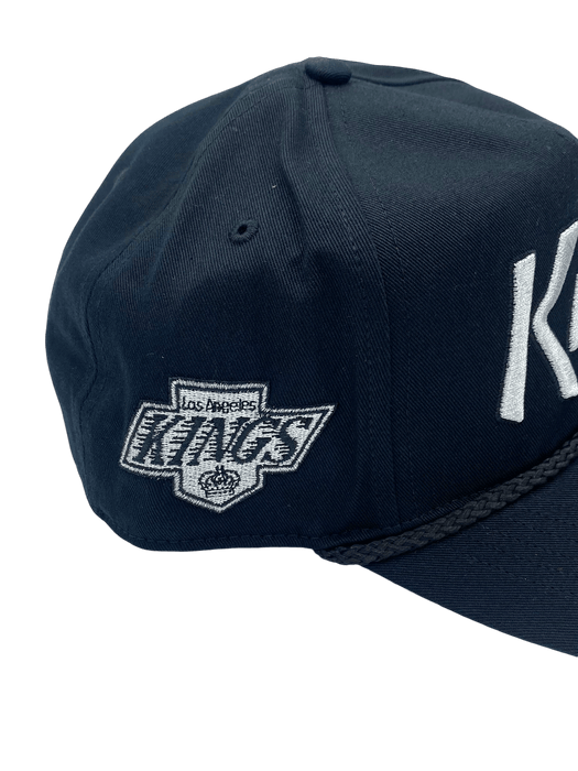 47 Brand Snapback Hat OSFM / Black Los Angeles Kings '47 Crosstown Script Hitch Black Adjustable Snapback Hat