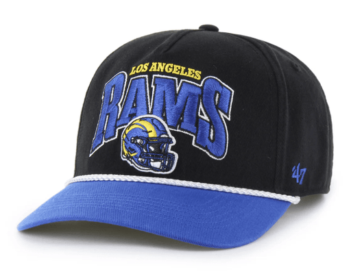 47 Brand Snapback Hat OSFM / Black Los Angeles Rams '47 Palermo Black Adjustable Snapback Hat