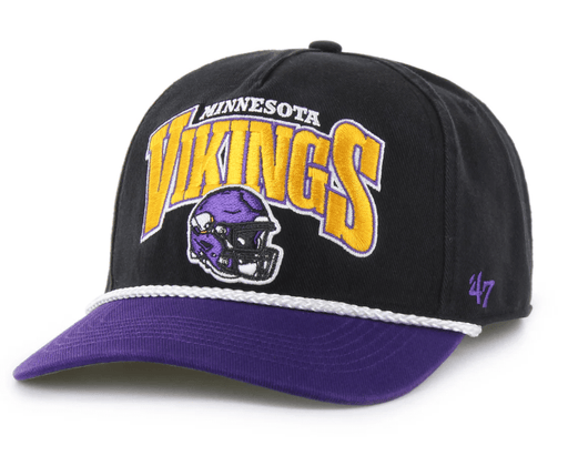 47 Brand Snapback Hat OSFM / Black Minnesota Vikings '47 Palermo Black Adjustable Snapback Hat