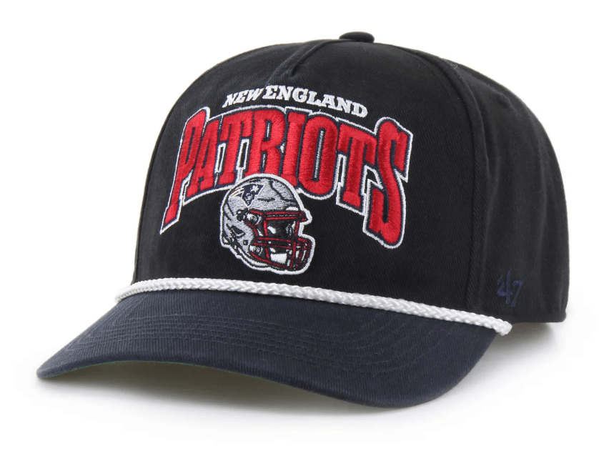 47 Brand Snapback Hat OSFM / Black New England Patriots '47 Palermo Black Adjustable Snapback Hat