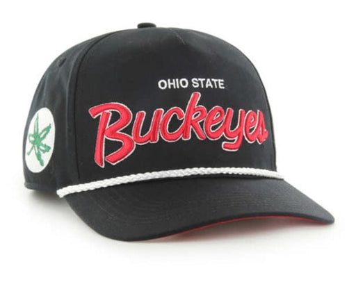 47 Brand Snapback Hat OSFM / Black Ohio State Buckeyes '47 Crosstown Script Hitch Black Adjustable Snapback Hat