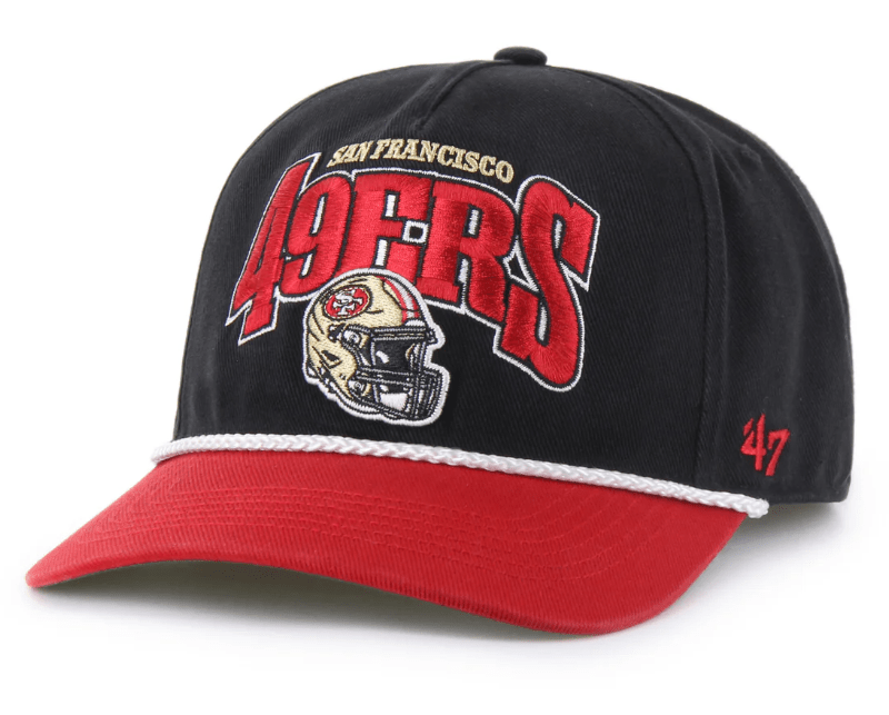 47 Brand Snapback Hat OSFM / Black San Francisco 49ers '47 Palermo Black Adjustable Snapback Hat